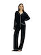 Sexen Sexen Damen Schlafanzug & Pyjamas Winter Schwarz