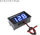 Digital Car Voltmeter Instrument 33mm