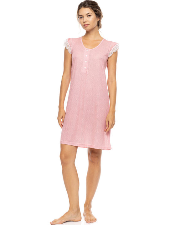 Pink Label Summer Women's Nightgown Raspberry