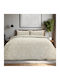 Lino Home Diminuto Single Bed Sheet Set with Rubber Hugger 105x200+32cm 3 Pieces