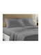 Economy Set Super-Double Bed Sheets with Rubber Hugger 160x200+23cm 2 (4 Pieces)