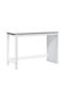 Desk Solid Wood White 112x50x75 cm
