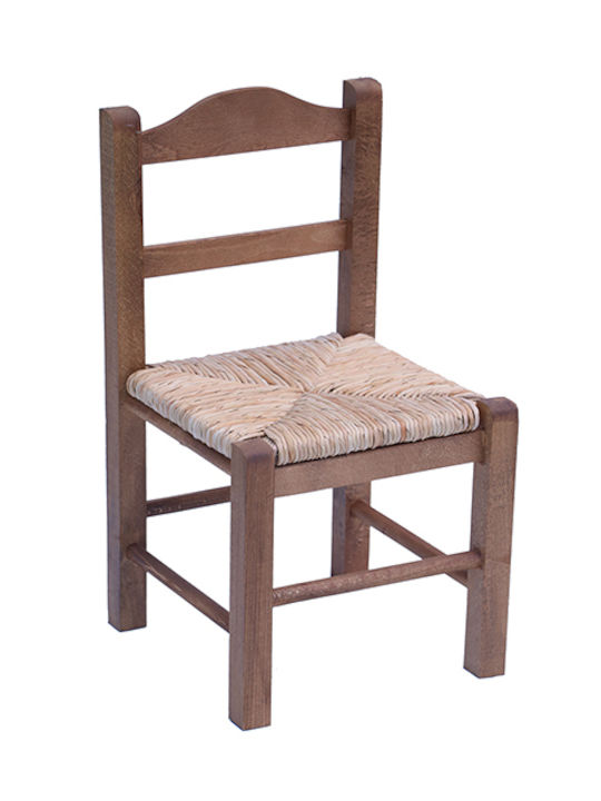 Dining Room Chair Wooden Walnut 35x35x63cm