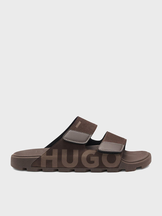 Hugo Men's Sandals In Brown Colour