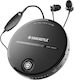 Majority Portable Cd Player Incl Earphones 2x Aa Line Out Oakcastle Cd10