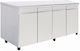 Inox Production Кабинет с Отваряеми Врати 200x70x86см