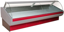 Inox Production Vitrină pentru Carne Înălțime 125xLățime 200xAdâncime 106cm