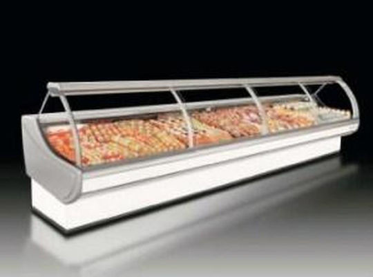 Inox Production Βιτρίνα Κρεοπωλείου Υ125xΠ385xΒ115cm
