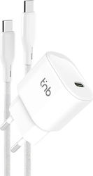 T'nB CHPDTC30 30W με Καλώδιο USB-C - USB-C T'nB CHPDTC30 30W με Καλώδιο USB-C - USB-C