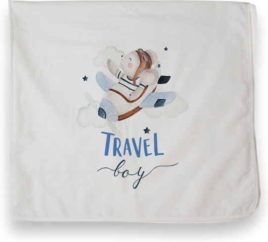 Bonjour Bebe Flanell Baby-Soßtuch 80x80cm