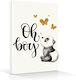 Bonjour Bebe Health Book Cover for Baby Boy