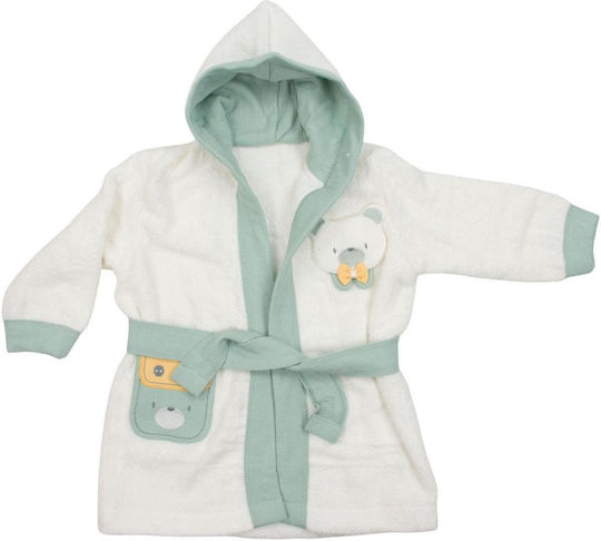 Ekebaby Baby Bademantel mit Kapuze