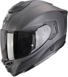 Scorpion Exo 1500 Air Față întreagă cu Vizieră solară ECE 22.06 Carbon Mat Negru