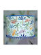 Oxygen Single-Light Kids Ceiling Hanging Light with E27 Socket Blue 35x25cm