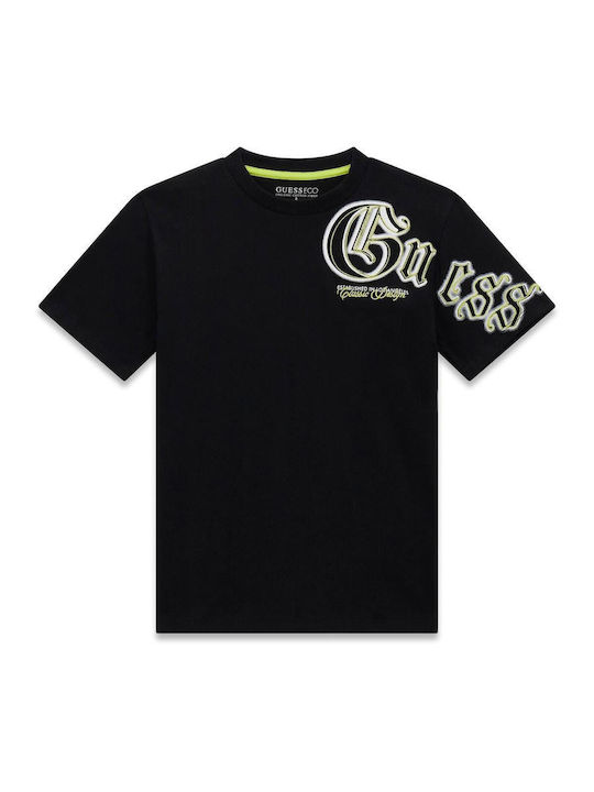 Guess Παιδικό T-shirt Μαύρο