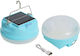 Alista Home Lustră Solară 100W cu Lumină Albastră 13x13x7cm