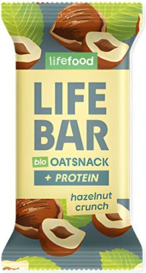 Lifefood Baton cu 17% Proteine și Aromă de Alună Crocantă 40g