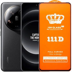 Folie Protectie Telefon Tempered Glass Xiaomi 14 Ultra Alista Home Sticla Protectoare Compatibila Xiaomi 14 Ultra Acoperire Completa 111d Hd Marginile Negre Transparenta