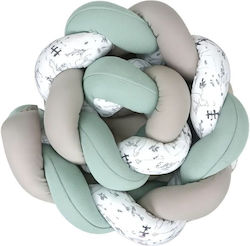 Baby Star Baby Crib Bumper Braided Inside Green 19x200cm D047.LARVIK.XL
