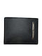 Leder Herrenbrieftasche Schwarz
