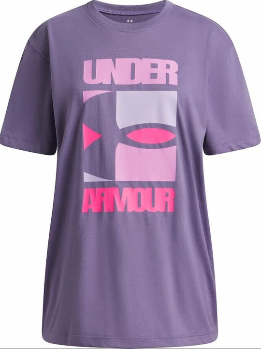 Under Armour T-shirt Μωβ