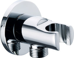 Water Connection Shower Arm Support Remer Rubinetterie 337m Chrome-plated Brass Wall Ceiling Mount 1/2” Thread Water Connection Shower Arm Support Remer Rubinetterie 337m Chrome-plated Brass Wall Ceiling Mount 1/2” Thread