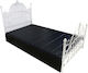Double Black Vinyl Bedsheet Protective Cover 2 X 2,20 M