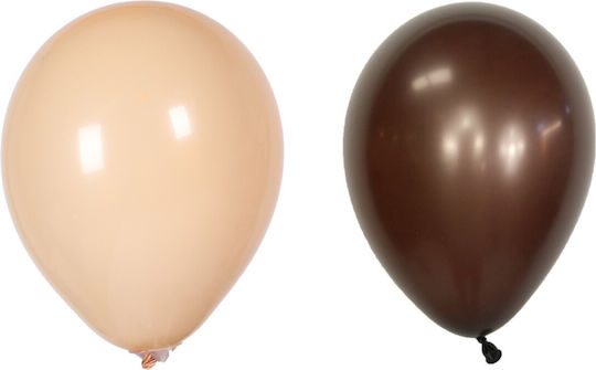 Set 10 Latex Luftballons Braun 30cm