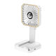 Ventilator Portabil Alista Home Suport Gât Birou Telefon 14 X 7 Cm Încărcare USB ABS 3 Viteze Alb