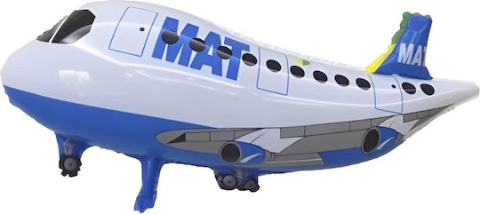 Balon Zi De Naștere Avion Folie Jumbo Alb 82.5 cm