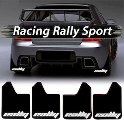 Set 4 Sport Rubber Mud Flaps Cars Universal Rally Model Size 30 X 23cm