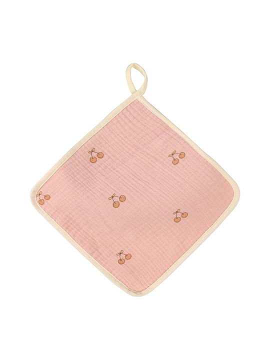 Alista Home Umărul Burp Cloth Bumbac Burgundy 25x25 cm
