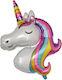 Alista Home Geburtstags Luftballon Einhorn Folie Jumbo Mehrfarbig 115cm