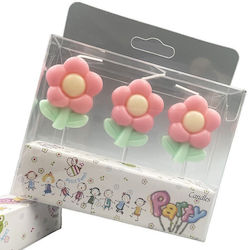 Set 3 Candles Alista Home Flower Theme Model 2 ...