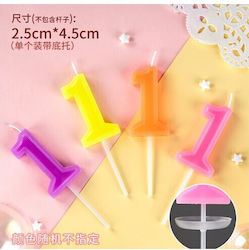 Cake Candle Number 1 Alista Home Random Color