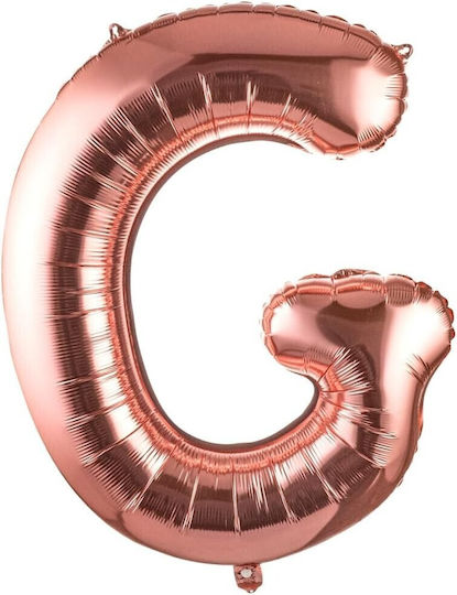 Letter G Foil Jumbo Rose Gold 100cm