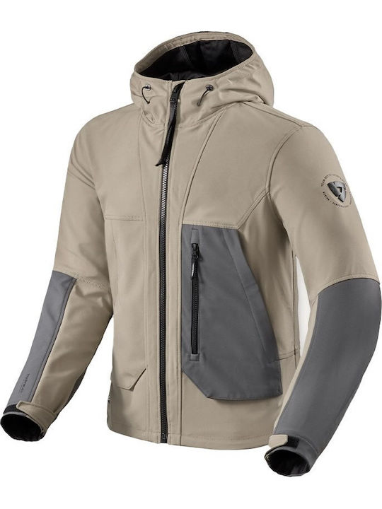 Boson Men's Motorcycle Jacket 4 Seasons Sand Grey