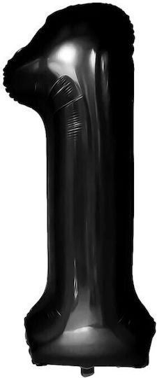 Number 1 Foil Jumbo Black 100cm
