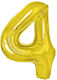 Nummer 4 Folien Jumbo Gold 100cm
