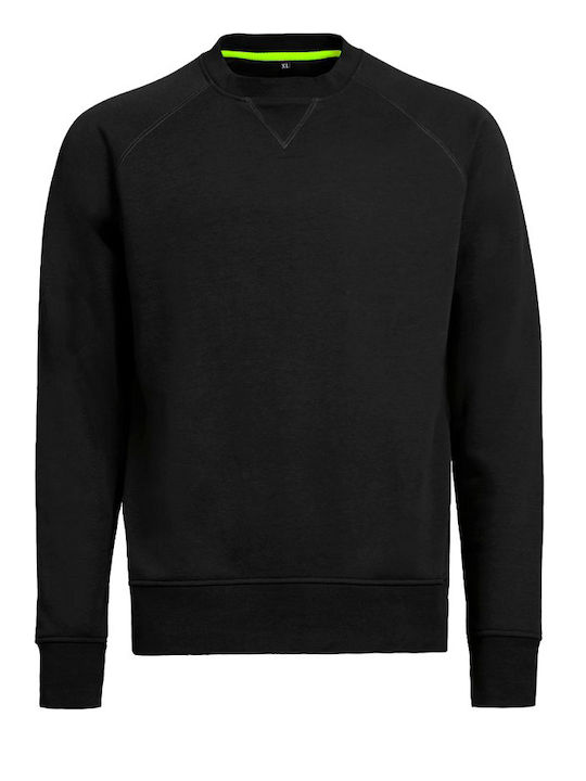 Unisex Φούτερ Εργασίας Μαύρο Remo Pro Sweatshirt Black