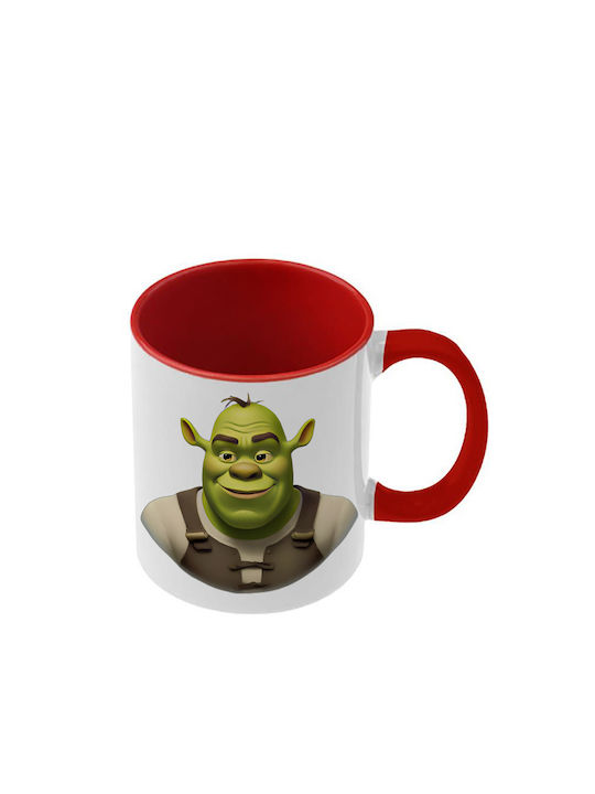 Shrek Tasse Rote Griff Innen