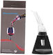 Aerator Turnător Vin 2în1 Alista Home Decantare Fără Picurare Fără Vărsare 18x10x8cm Negru