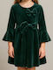 Girls Dress Green