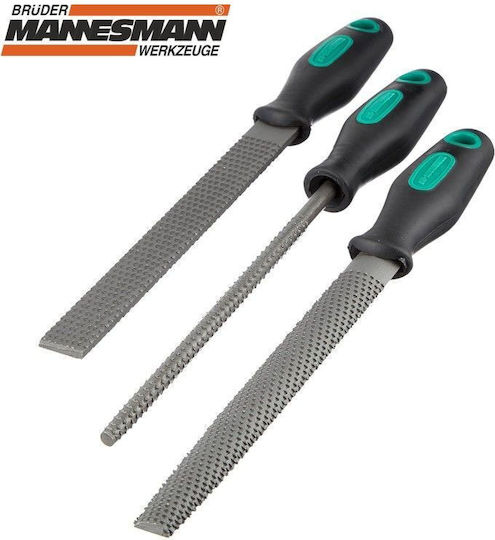 Mannesmann M61030 Σετ Λίμες με Λαβή 3τμχ