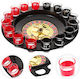 Alista Home Roulette Game Shot Glasses Blackjack Game Board 31 Cm Multicolor