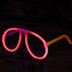 Decorative Glasses Alista Home Plastic Fluorescent Party Accessory Pink