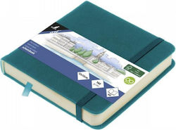 Sketchbook 12 X 12cm Dark Turquoise 140gr 160σε...