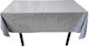 Husă De Masă Alista Home Folie Stele Aurii Imprimeu Impermeabil 137 X 274 Cm Albă
