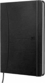 Oxford A5 Notepad 160 Sheets Ruled with Hard Cover Black