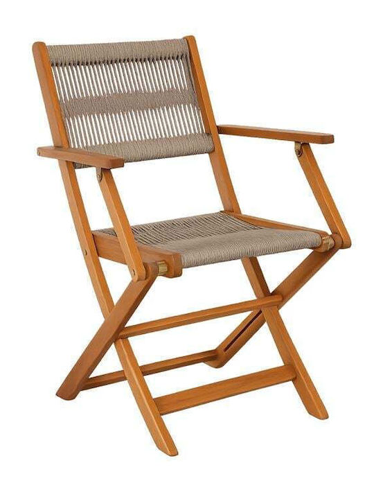Woodwell Gartenstühle Holzregisseur Frühling Beige E2358,2 2 Stück 56x54x85cm